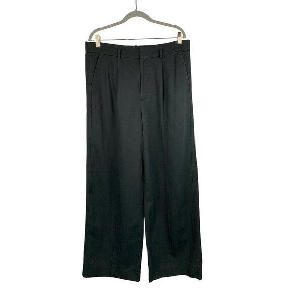 Madewell Black Wide-Leg Pants S - Picture 1 of 4